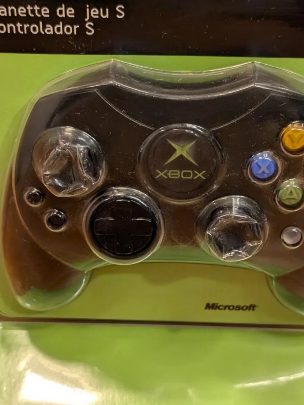 Original Xbox Controller S Official OEM 2002 Brand New Sealed - Package Damaged